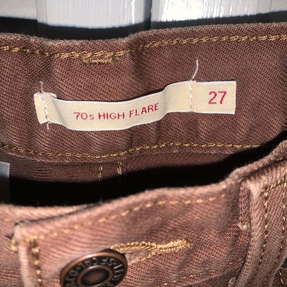 Levi's Premium 70'S MOVIN’ ON HIGH RISE FLARE JEANS Women’s 27 - Picture 8 of 11